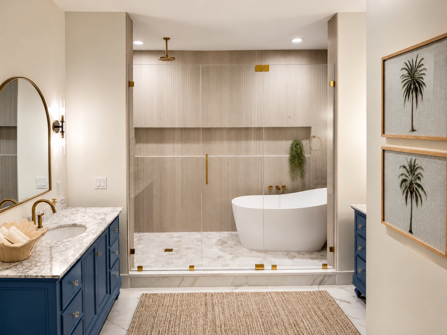 Primary bath suite